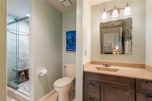 Bathroom, Glass Shower, Interior