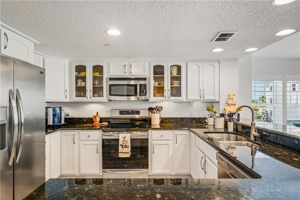 Interior, Kitchen, Recessed Lighting, Stainless Steel Appliances