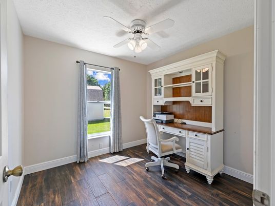 Home Office, Interior, Wood Texture Flooring
