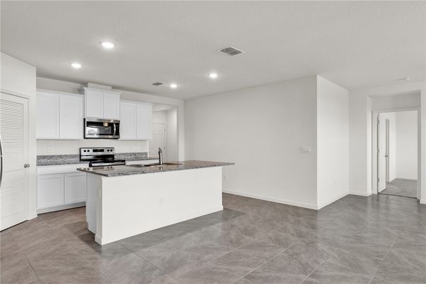 Interior, Kitchen, Recessed Lighting, Stainless Steel Appliances