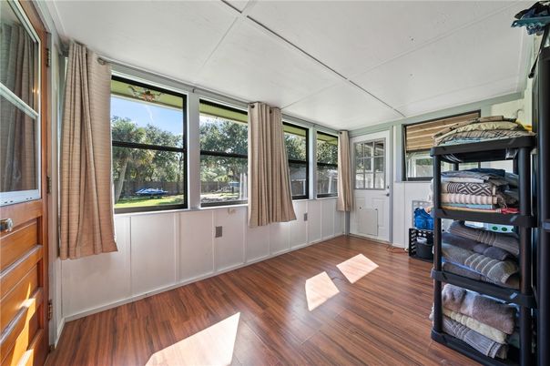 Interior, Sun Room, Wood Texture Flooring