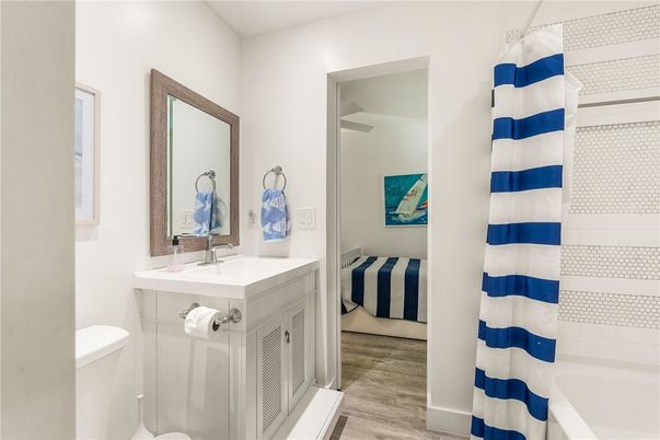 Bathroom, Interior, Wood Texture Flooring