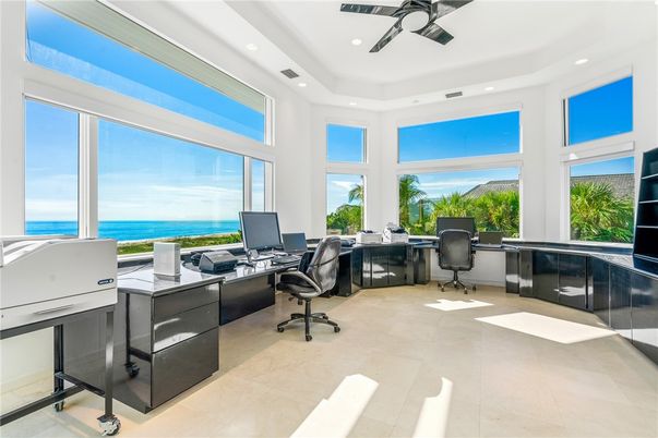 Home Office, Interior, Recessed Lighting, Water