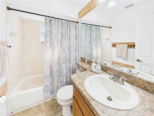 Bathroom, Interior, Wooden Beams