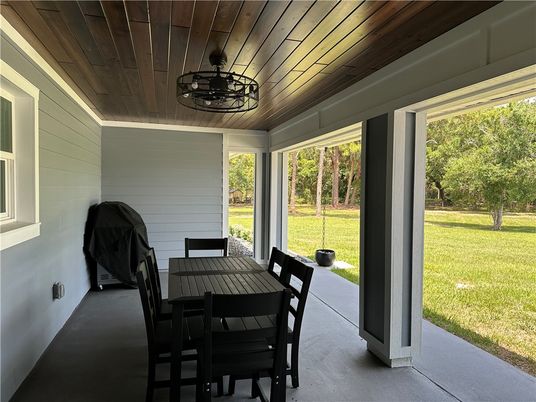 Dining room, Interior, Sun Room, Wooden Ceilings