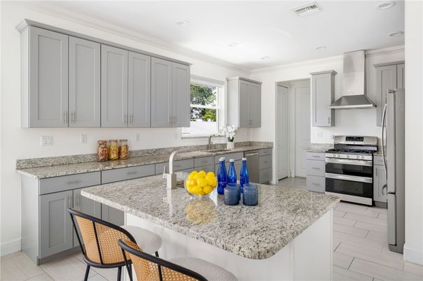 Interior, Kitchen, Recessed Lighting, Stainless Steel Appliances