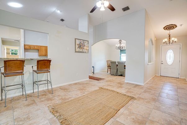 Chandelier, Dining room, Interior, Recessed Lighting