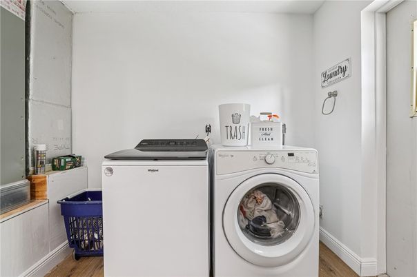 Interior, Utility Closets, Washer, Wood Texture Flooring