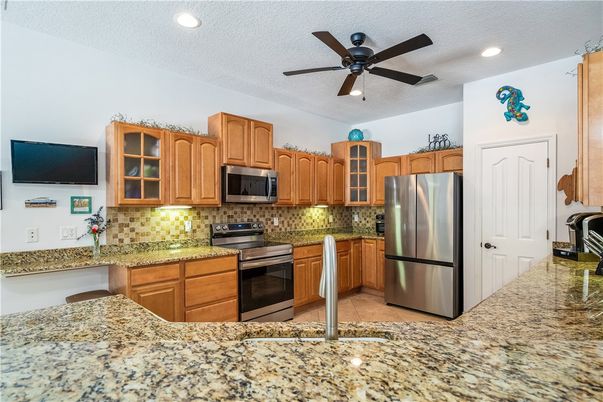 Interior, Kitchen, Recessed Lighting, Stainless Steel Appliances