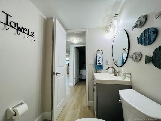Bathroom, Interior, Wood Texture Flooring