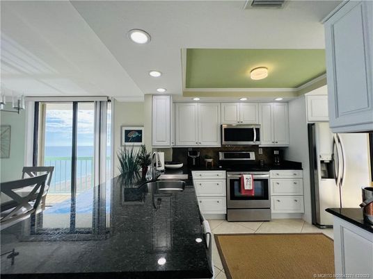 Interior, Kitchen, Recessed Lighting, Stainless Steel Appliances