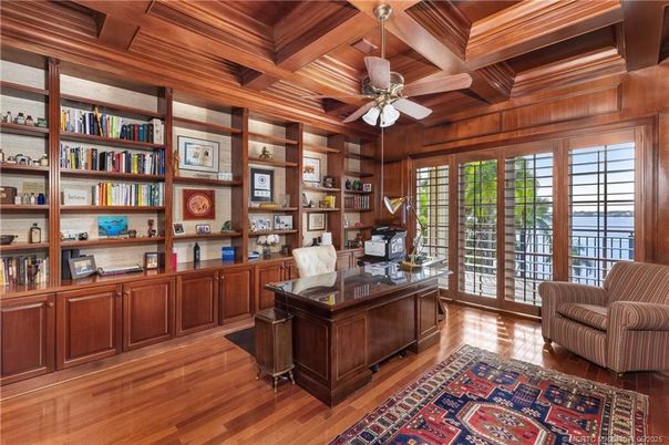 Home Office, Interior, Wooden Beams, Wooden Ceilings, Wood Texture Flooring, Wooden Walls