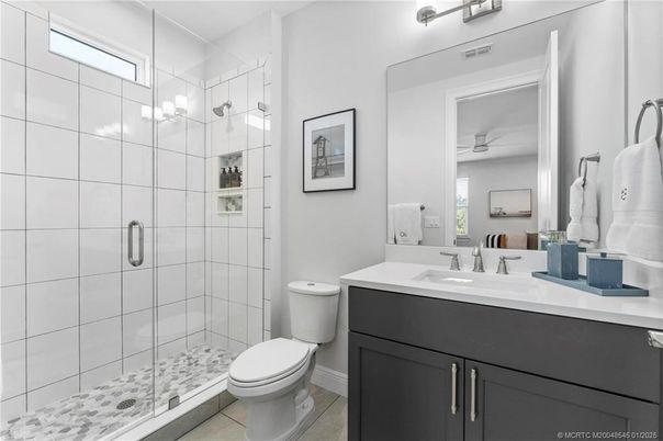 Bathroom, Glass Shower, Interior
