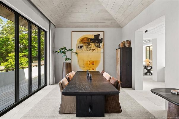 Dining room, Interior, Wooden Ceilings