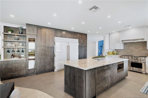 Interior, Kitchen, Recessed Lighting, Stainless Steel Appliances