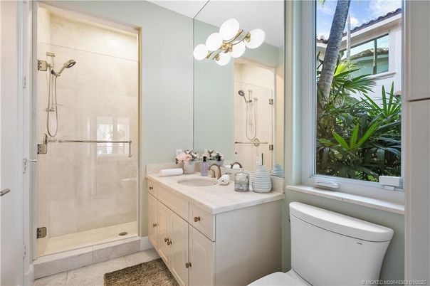 Bathroom, Dual Sink Vanities, Glass Shower, Interior