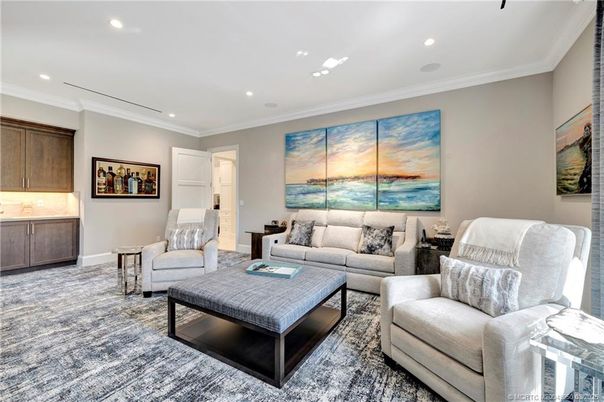 Interior, Living room, Recessed Lighting