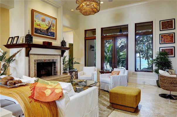 Fireplace, Interior, Living room, Pendant Lights, Recessed Lighting