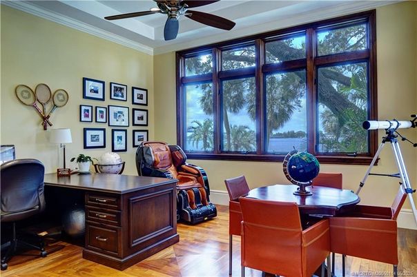 Home Office, Interior, Wood Texture Flooring