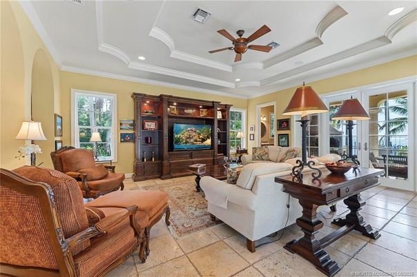 Interior, Living room, Recessed Lighting