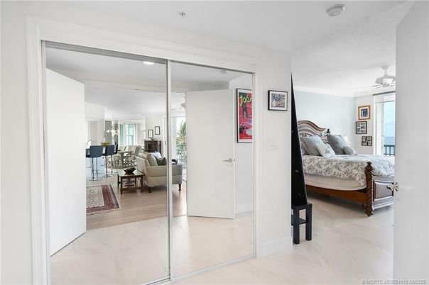 Bedroom, Chandelier, Interior, Marble, Recessed Lighting, Wood Texture Flooring