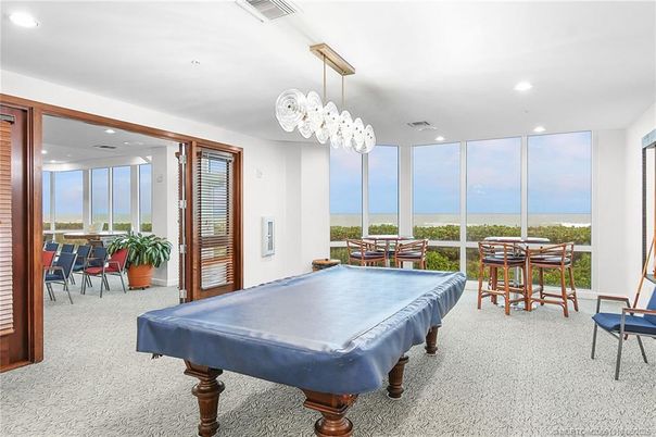 Billiard Table, Dining room, Game Room, Interior, Pendant Lights, Recessed Lighting, Water
