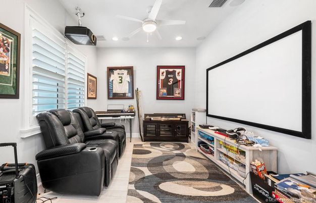 Home Theatre Room, Interior, Projection Screen, Recessed Lighting, Theatre Room