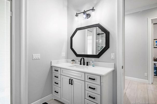 Bathroom, Interior, Wood Texture Flooring