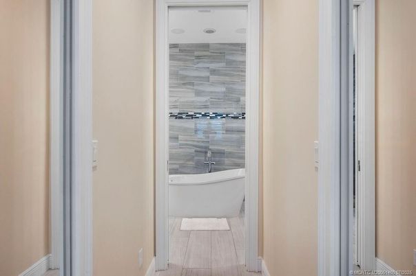 Bathroom, Interior, Wood Texture Flooring