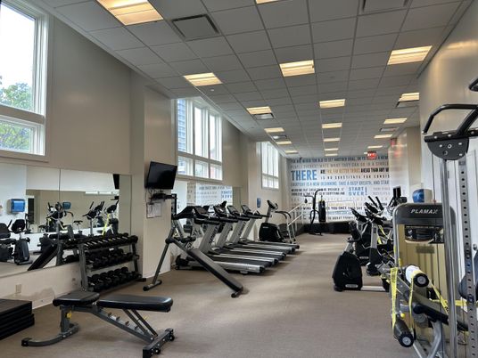 Fitness Equipment, Gym, Interior, Recessed Lighting
