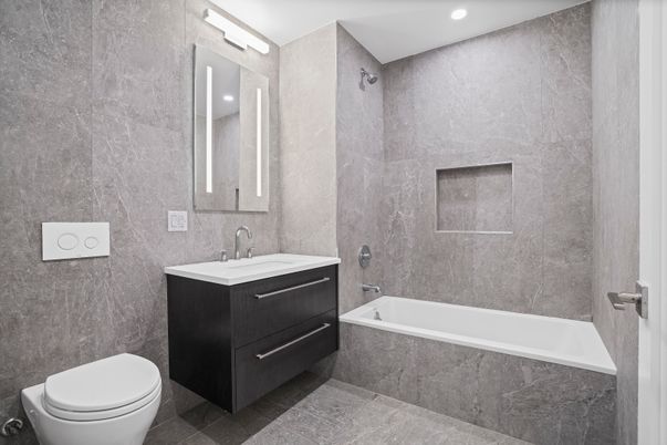 Bathroom, Interior, Recessed Lighting