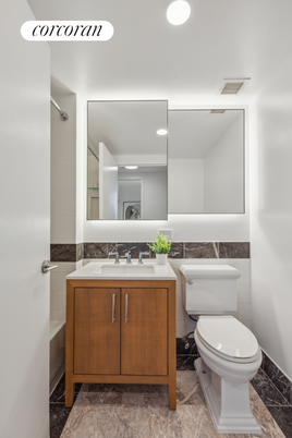 Bathroom, Interior, Recessed Lighting