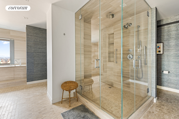 Bathroom, Glass Shower, Interior