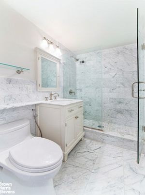 Bathroom, Glass Shower, Interior, Marble, Marble Walls