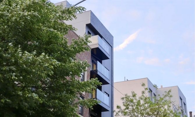 Exterior, Facade, Brick Facade, None