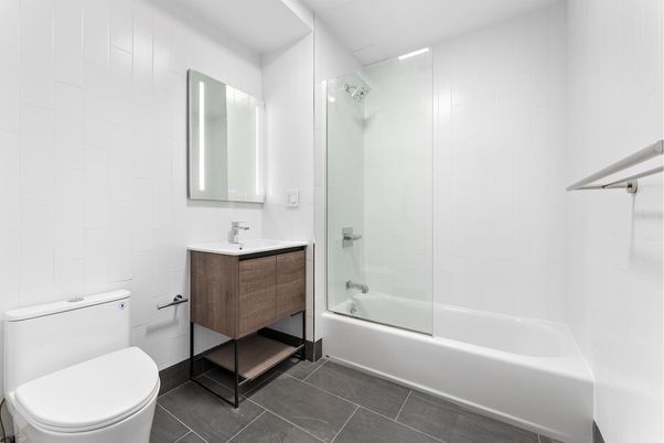 Bathroom, Glass Shower, Interior