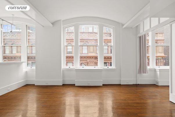 Empty room, Interior, Pendant Lights, Wood Texture Flooring