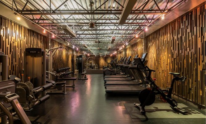 Fitness Equipment, Gym, Interior