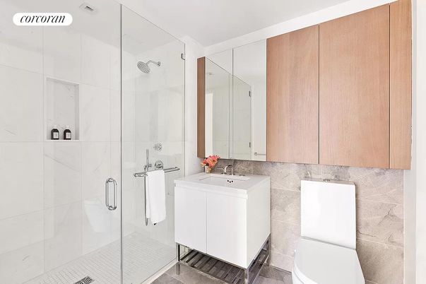 Bathroom, Glass Shower, Interior