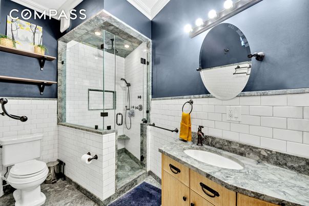 Bathroom, Glass Shower, Interior
