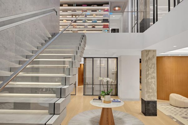 Interior, Recessed Lighting, Wood Texture Flooring