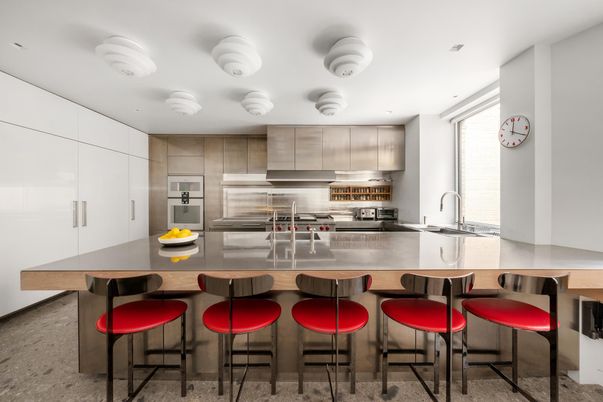 Interior, Kitchen, Recessed Lighting, Stainless Steel Appliances