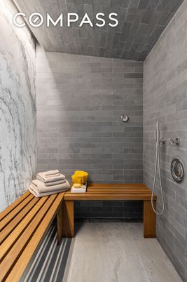 Interior, Sauna Room, Stone Walls