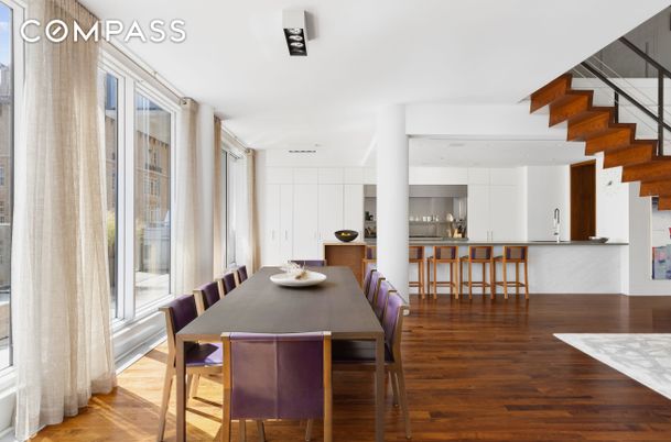 Dining room, Interior, Kitchen, Wood Texture Flooring
