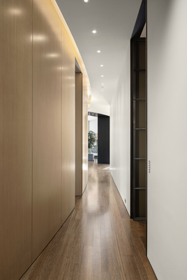 Interior, Recessed Lighting, Wood Texture Flooring