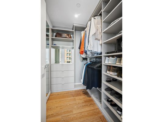 Interior, Recessed Lighting, Walk-in Closets, Wood Texture Flooring