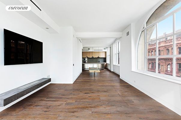 Empty room, Interior, Kitchen, Wood Texture Flooring