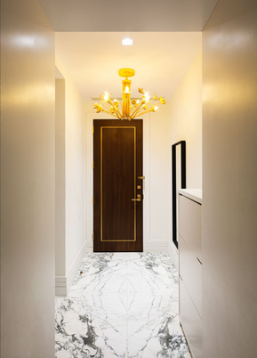 Interior, Marble, Recessed Lighting