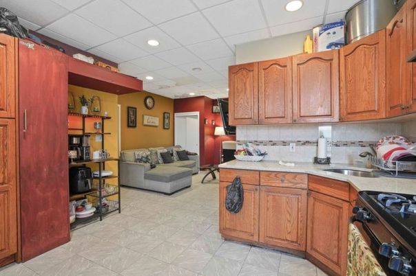 Interior, Kitchen, Living room, Recessed Lighting