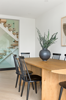 Dining room, Interior, Wood Texture Flooring